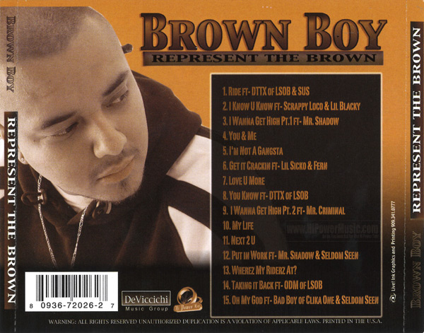 Brown Boy - Represent The Brown Chicano Rap